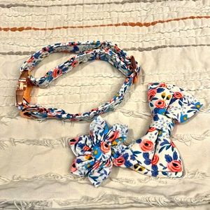floral dog collar